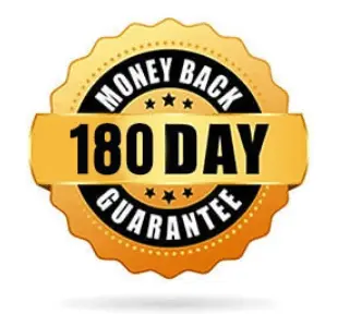 180-Day Money Back Guarantee